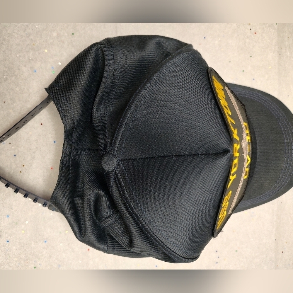 USS Yorktown CV-10 Navy Ship Hat Pre- Loved Official Ball Cap U.S.A Made No Tag - Picture 5 of 8